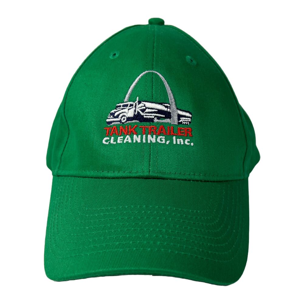 Green Trucking Baseball Cap Embroidered St. Louis Arch Adjustable Hat Otto